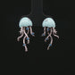 Ocean Jellyfish Blue Drop Earrings