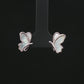 Butterfly Silver Stud Earrings