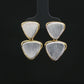 Golden Triangle Drop Earrings