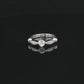 The Alencia Urban Serenade Chevron Leaf Solitaire Ring