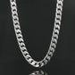 Alencia Limited Edition Cuban Link Silver Chain Necklace