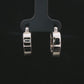925 Silver Heart Hoop Earrings