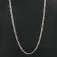 Alencia Classic Figaro Silver Chain