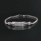 Alencia Geo Noir 925 Sterling Silver Bracelet