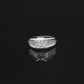 The Alencia Urban Grid Solitaire Silver Ring