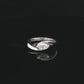 The Alencia Urban Serenade Block Bypass Solitaire Ring