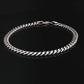 Alencia Slim Cuban 925 Sterling Silver Bracelet