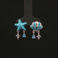 Ocean Charm Shell & Starfish Earrings