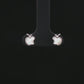 Apple Charm Silver Stud Earrings