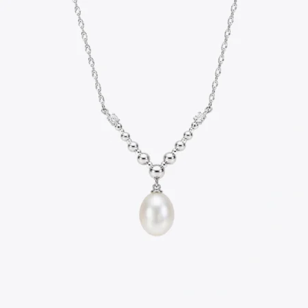 Pearl Drop Bead Necklace