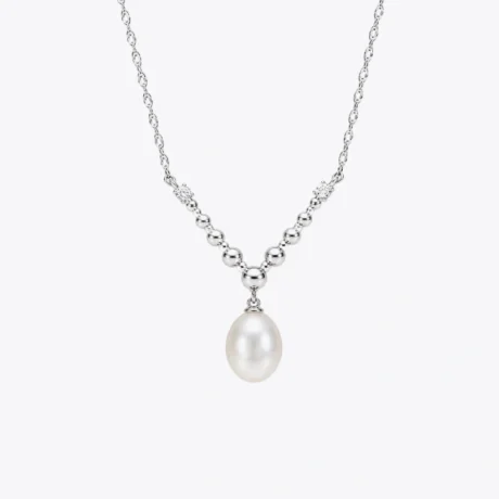 Pearl Drop Bead Necklace