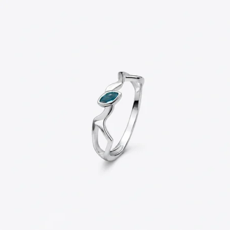 Twin Sparkle Open Ring