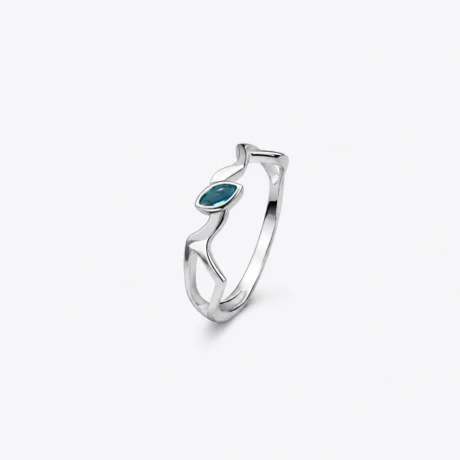 Twin Sparkle Open Ring