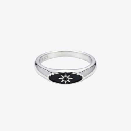 Celestial Oval Signet Ring