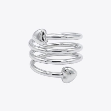 Silver Thorn Crown Ring
