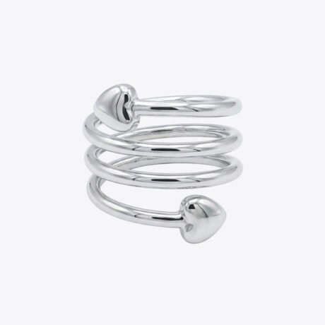 Silver Thorn Crown Ring