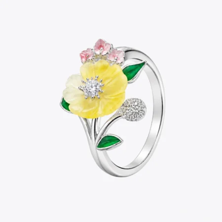 Emerald Harmony Open Ring