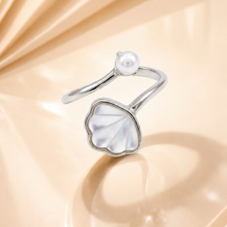 Pearl Shell Open Ring