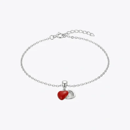 Crimson Pulse Beaded Bracelet