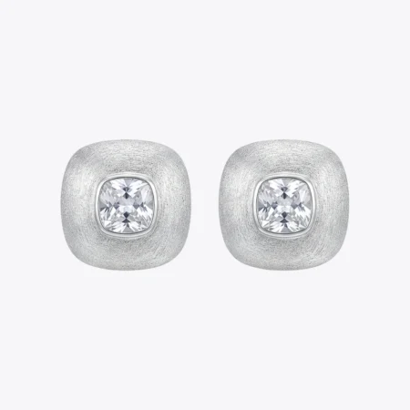 The Frost Crystal Cushion Studs