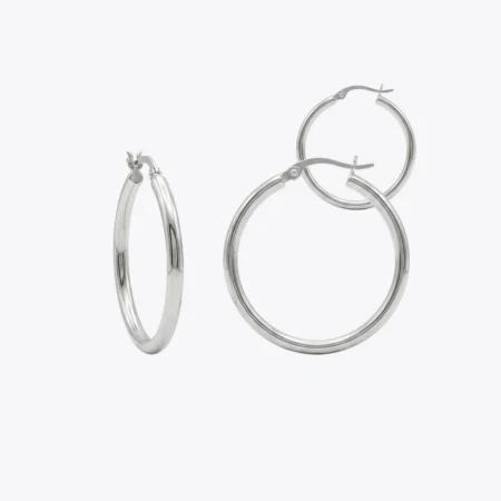 Classic Double-Ribbed Hoops
