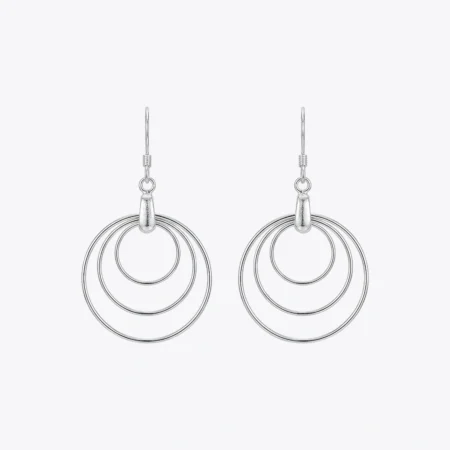 The Triple Orbit Drop Earrings