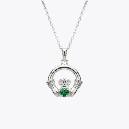 Crescent Moon Radiance King Pendant Necklace