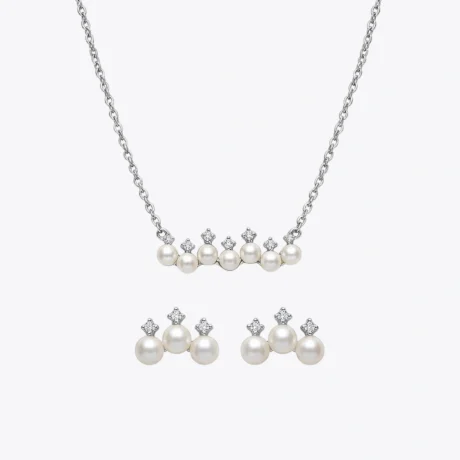 Alencia Royal Pearl Crown Set