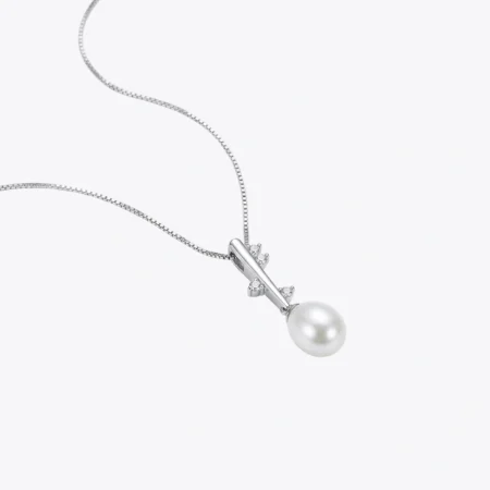 Moonlight Pearl Droplet Necklace