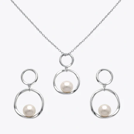 Alencia Modern Pearl Loop Set