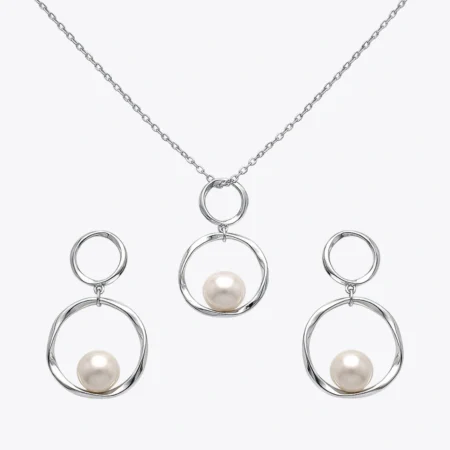Alencia Modern Pearl Loop Set
