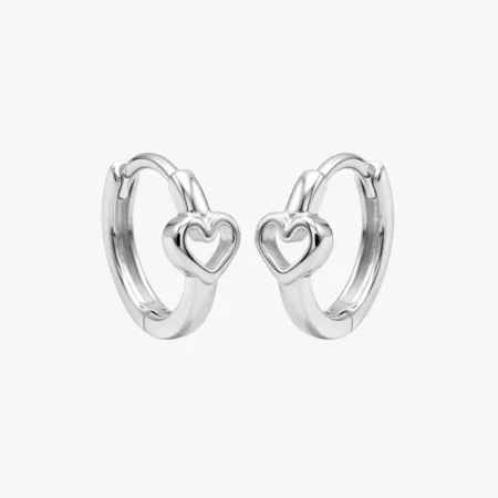 Artisan Filigree Silver Huggie Hoops