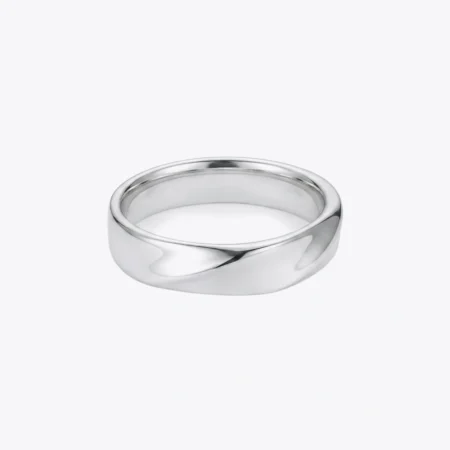 The Sculpted Twist Ring