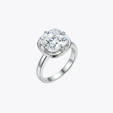 Azure Twist Solitaire Ring