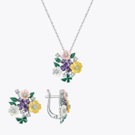 Alencia Spring Bouquet 925 Silver Set