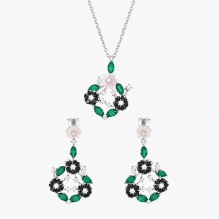 Floral Garden Silver Combo Set