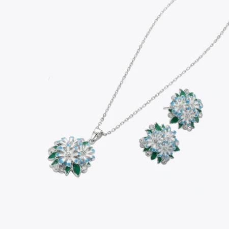 Azure Bloom Enamel Set