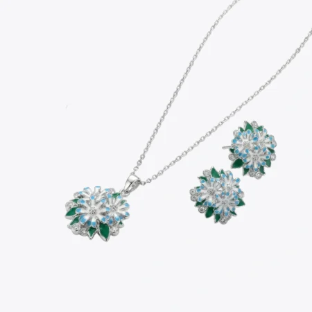 Azure Bloom Enamel Set