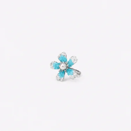 ALENCIA Frosted Floral Ring