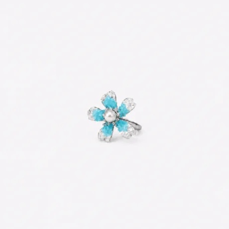 ALENCIA Frosted Floral Ring