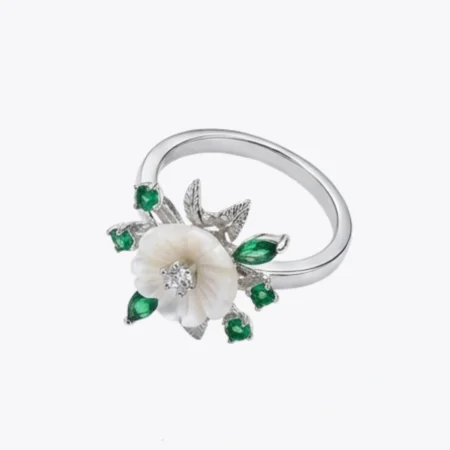 Emerald Essence Cushion Ring