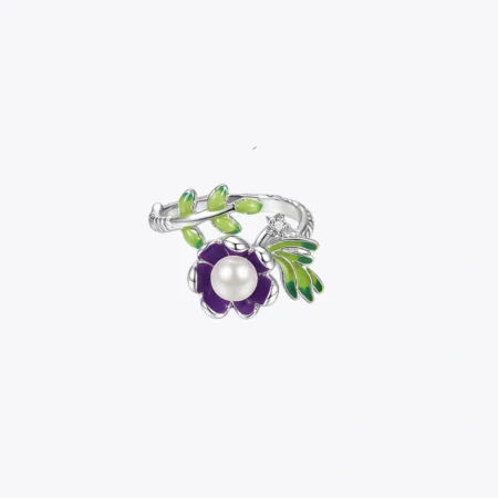 Alencia Vibrant Violet Bloom Ring