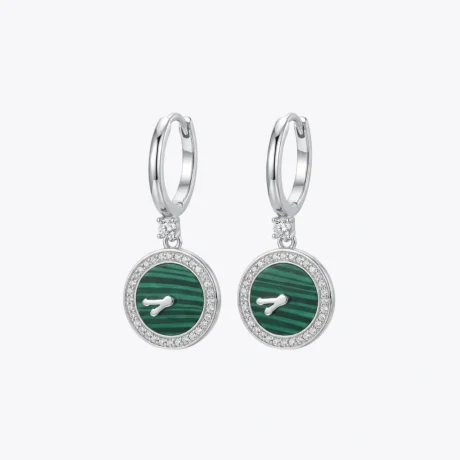 Silver Cushion Spark Stud Earrings