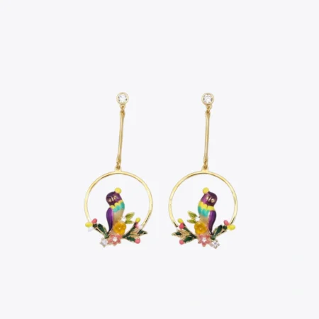Butterfly Pearl Silver Stud Earrings