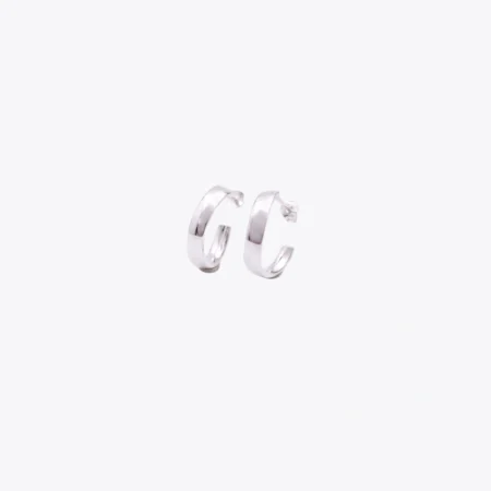 Classic Silver Hoop Earrings