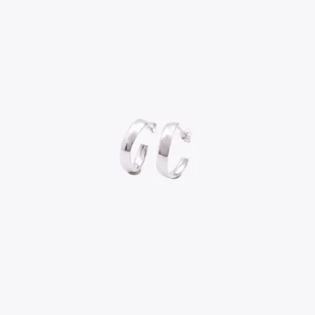 Classic Silver Hoop Earrings